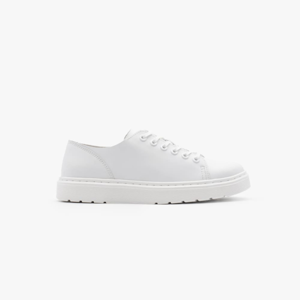 White cheapest platform DR. MARTENS