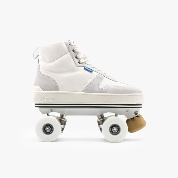 White popular Quad Roller Skates