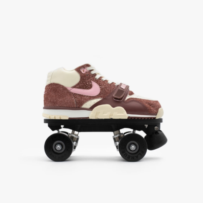 DETACHABLE ROLLER SKATES NIKE AIR TRAINER - BROWN BEIGE