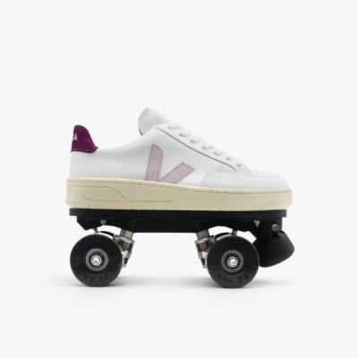 DETACHABLE ROLLER SKATES VEJA V-12 - WHITE PARME