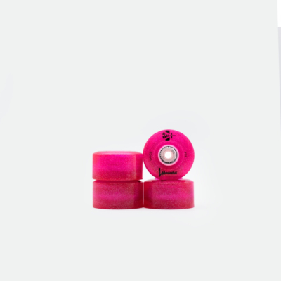 LUMINOUS PINK GLITTER WHEELS