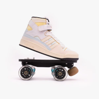 DETACHABLE ROLLER SKATES ADIDAS FORUM 84 - WHITE BEIGE