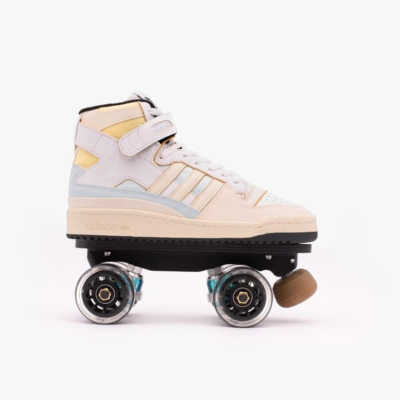 DETACHABLE ROLLER SKATES ADIDAS FORUM 84 - WHITE BEIGE