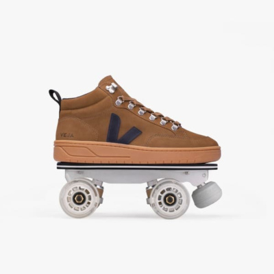 DETACHABLE ROLLER SKATES VEJA RORAIMA - BROWN BLACK