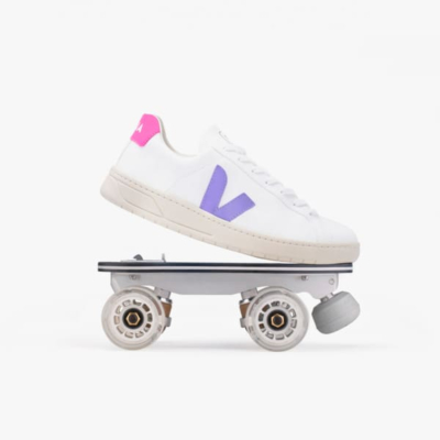 DETACHABLE ROLLER SKATES VEJA URCA CWL - WHITE LAVENDER