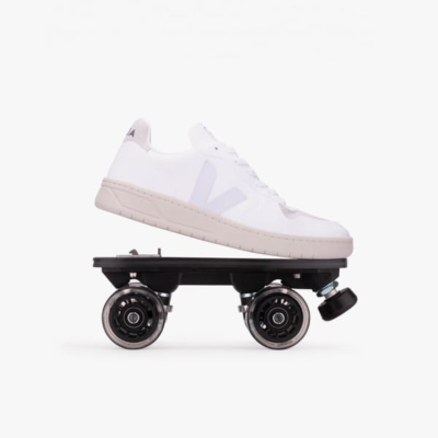 DETACHABLE ROLLER SKATES VEJA V-10 CWL - BLANC NATURAL 