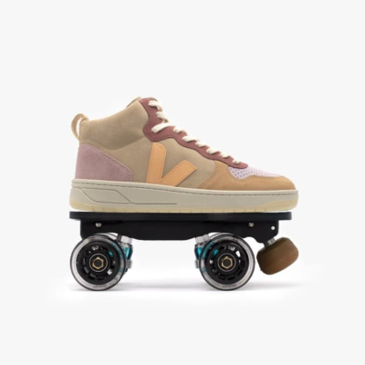 DETACHABLE ROLLER SKATES VEJA V-15 - MULTICO PEACH