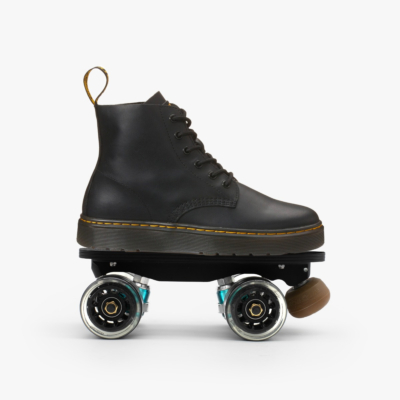 DETACHABLE ROLLER SKATES DR MARTENS THURSTON CHUKKA - BLACK