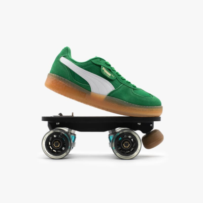 DETACHABLE ROLLER SKATES PUMA PALERMO LOW - GREEN WHITE