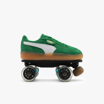 DETACHABLE ROLLER SKATES PUMA PALERMO LOW - GREEN WHITE