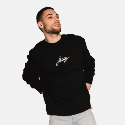 SWEATSHIRT OVERSIZE - BLACK 