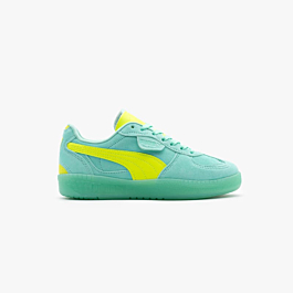 Detachable Roller Skate Shoe Puma Palermo Turquoise Lime FLANEURZ